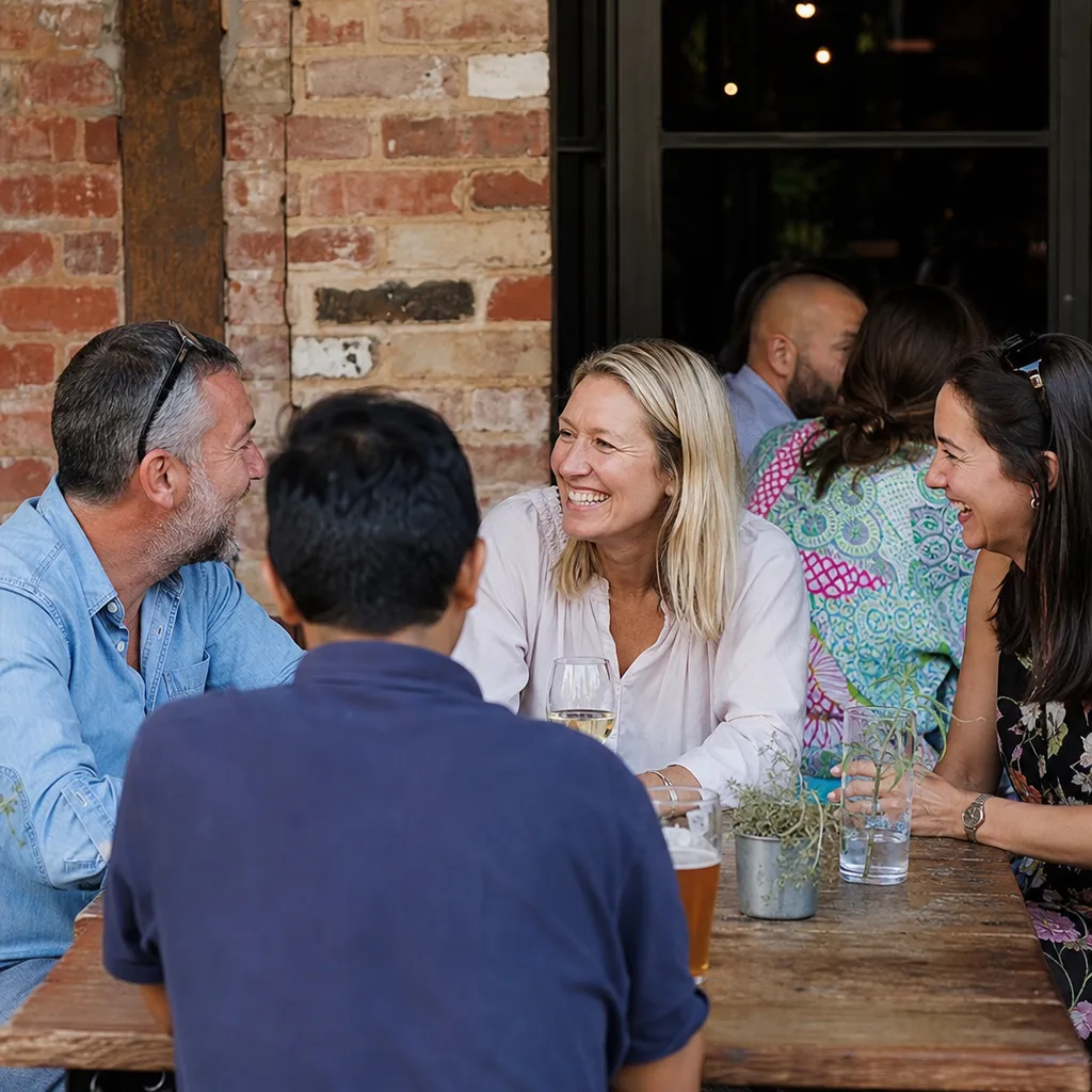 Small group taking part in a friendly quiz night at an Essex venue